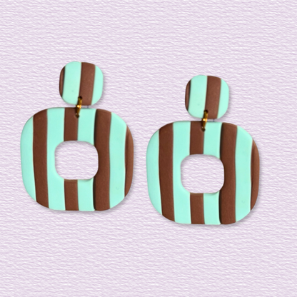 Pendientes ALMA - SUNSET STRIPES