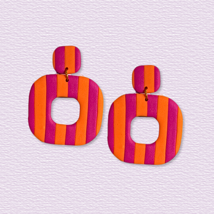 Pendientes ALMA - SUNSET STRIPES