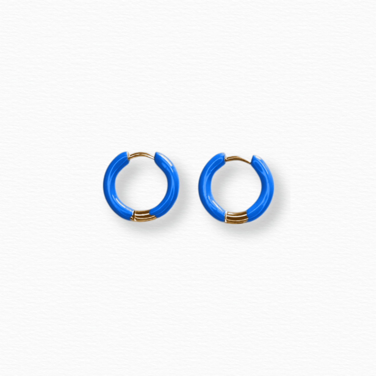 Aro dorado esmaltado, Azul