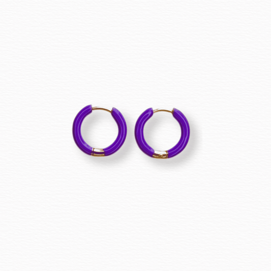 Aro dorado esmaltado, Morado