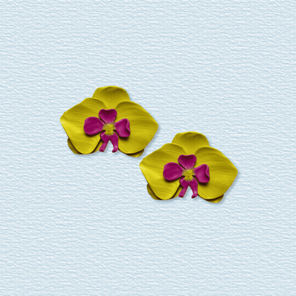 Pendientes ORQUÍDEA mini