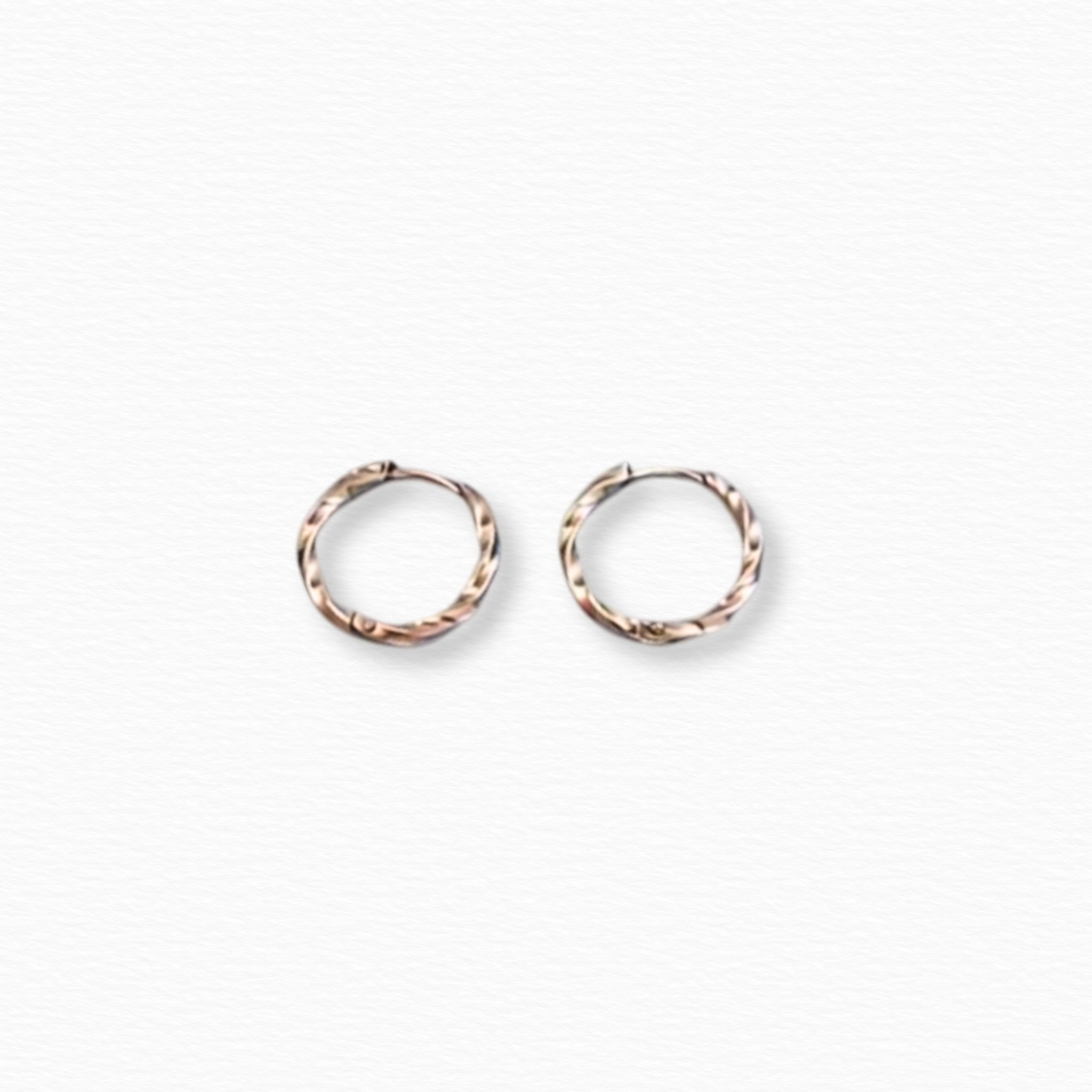 Arete Twist plateado