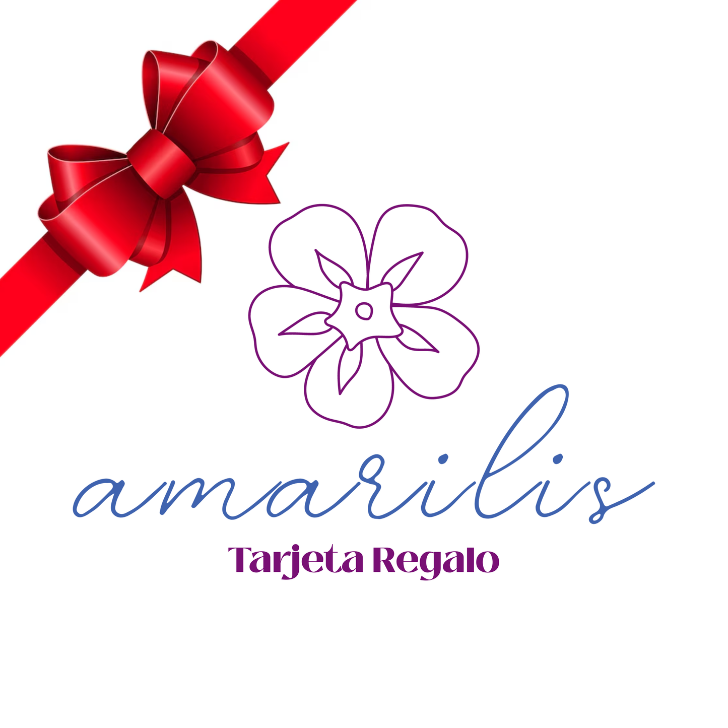 Tarjeta regalo de Amarilis Designs